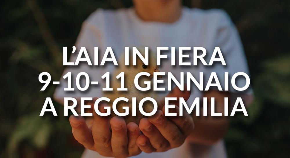 L'aia in Fiera | il 9-10-11 Gennaio a Reggio Emilia