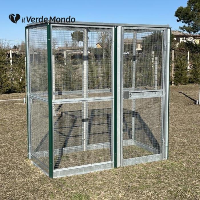 Gabbia per animali | Rete Avicoli Dimensioni mt. 2X1X1,90H