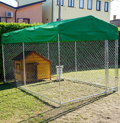 Box Per Cani Modello Lilli Recinto 3,96 X 2,28 Senza Copertura Senza Porta Ciotole