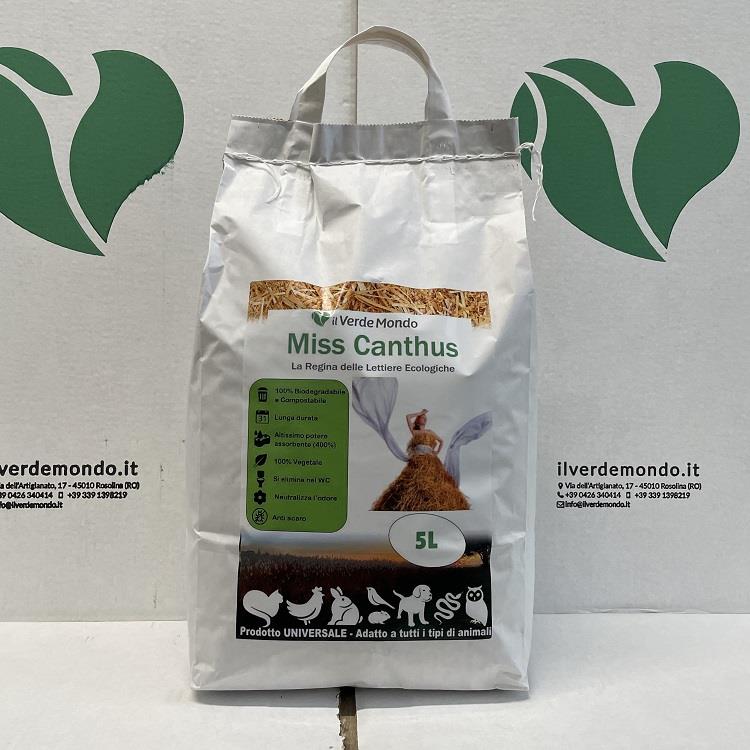 Eco lettiera per Avicoli e Animali Pet | Miss. Canthus | 5 Kg.