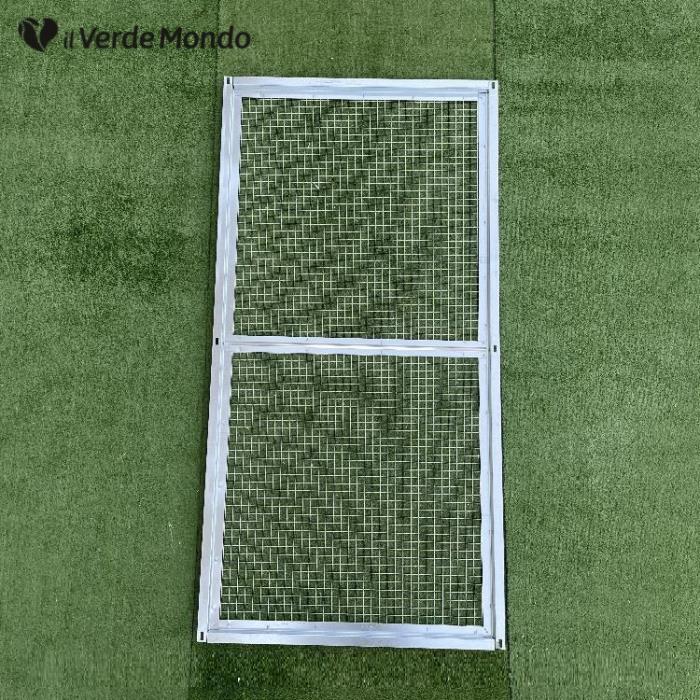 Pannello Modulare per Voliere Modulari| Tetto Rete 96X190H 25X25 mm. Diam. 2,0 mm